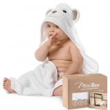 Premium Ultra Soft Organic Bamboo Baby Hooded Towe