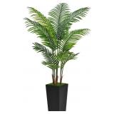 Artificial Palm Tree 5FT - Fake Tree with Black Ta