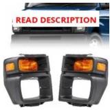 Pair front headlight bezels