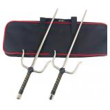 $137 Octagon Metal Martial Arts Sai Multi Size Bla