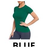 MathCat Workout Shirts for Women, Workout Tops for