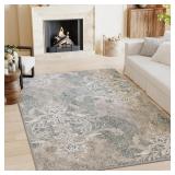 H.VERSAILTEX Area Rug 4x6 - Vintage Carpet for Liv
