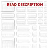 Vtopmart 37 PCS Plastic Clear Drawer Organizer, Ac