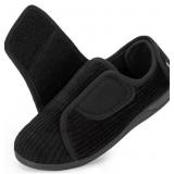 HomeTop Women's Corduroy Slippers Comfy Adjustable