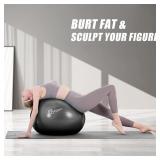 Polygon Exercise Ball, Professional Grade Anti-Bur