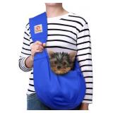 Tomkas Small Dog Sling Carrier - Zipper Pocket & A
