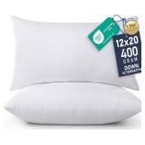 Utopia Bedding Throw Pillows Insert (Pack of 2, Wh