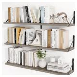 $226 Heimlove Floating Shelves Set of 3, Floating