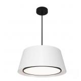 $225 Cappa 26-Watt 1-Light White and Matte Black I