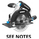 HART 20-Volt 6-1/2-inch Battery-Powered Circular S