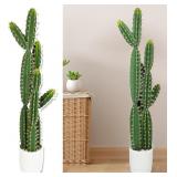 $169 51 Inch Artificial Cactus Plant with White Pl