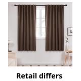 Deconovo Room Darkening Curtains - Back Tab and Ro