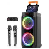 $289 JYX Karaoke Machine with 2 Wireless Microphon