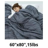 Weighted Idea Weighted Blanket for Adults (Dark Gr