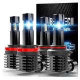 $139 BEAMTECH 9005 H11 Bulbs, Fanless In Line HB3