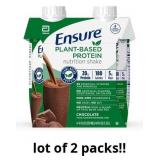 Ensure Plant-Based Protein Shake - Chocolate - 4ct