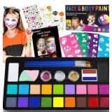 Face Painting Kit for Kids - 20 Colors Water Based