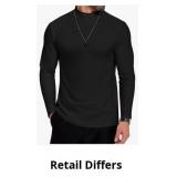 Men's Fleece Mock Turtleneck