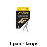 FUTURO Anti-Embolism Thigh Highs, Unisex, Large, M