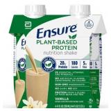 Ensure Plant-Based Protein Shake - Vanilla - 4ct/4