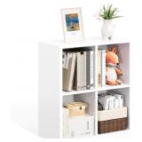 4 Cube Bookcase, Small Cabinet Bookshelf, 4 Cube S
