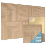 $135 Art3d 6-Pack Self-Adhesive Acoustic Wall Pane