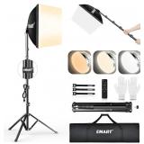 EMART Softbox Photography Lighting Kit, 16'X16' So