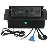 $112 Table Pop up Power Strip Box Desktop Pop Up O