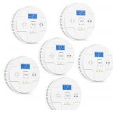 $123 6 Packs,2 in 1 Technology, Smoke,Carbon Monox