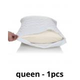 Cotton Bed Bug and Dust Mite Queen Pillow Protecto