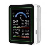 Air Quality Monitor Indoor, 10 in 1 Portable Smart
