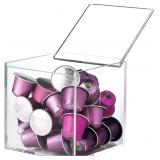 DARENYI Coffee Pod Holder With Lid, 5 x 5 Inch Acr