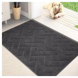 $122 PURRUGS Dirt Trapper Door Mat 24' x 36', Non-