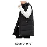 $111 Casual Long Vest Men Winter Down Vest Casual
