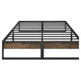 Full Bed Frame, 14 Inch Full Size Metal Platform B