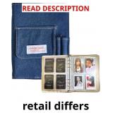 Y2K Denim Photocard Binder with 40 Pcs Inner Sleev