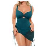 $114 SHAPELLX One Piece Swimsuit Women Tummy Contr