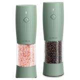 Ultrean Electric Salt and Pepper Grinder Set, Rech