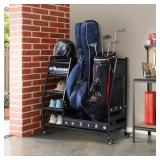 $117 Lauren&Harold Golf Bag Organizer Garage Stora
