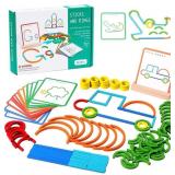 Construction Sticks & Rings Shape Puzzle Letter Co