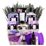 $116 Birthday Gifts,Lavender & Lilac Spa Gift Bask