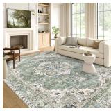 $119 Washable Area Rug 5x7 - Boho Living Room Rug