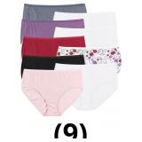 Hanes Women's 6 Pack Core Cotton Brief Panty