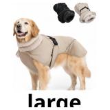 Adjustable Dog Coat with Built in Harness, Waterpr