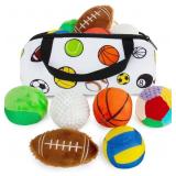Beetoy Sensory Sports Balls for Infant Toddlers, B