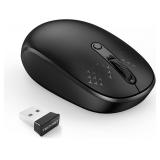 TECKNET Wireless Mouse, 2.4G Quiet Computer Mouse