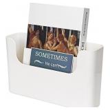 Wall File Holder, 1pc White Plastic Wall Mount Fil