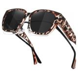 MEETSUN Oversized Fit Over Glasses Sunglasses for