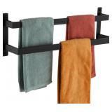 KOKOSIRI Towel Bars Black Bath Towel Holders 24-In