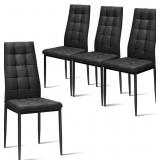 $170 Giantex Set of 4 Fabric Dining Chairs Set, wi